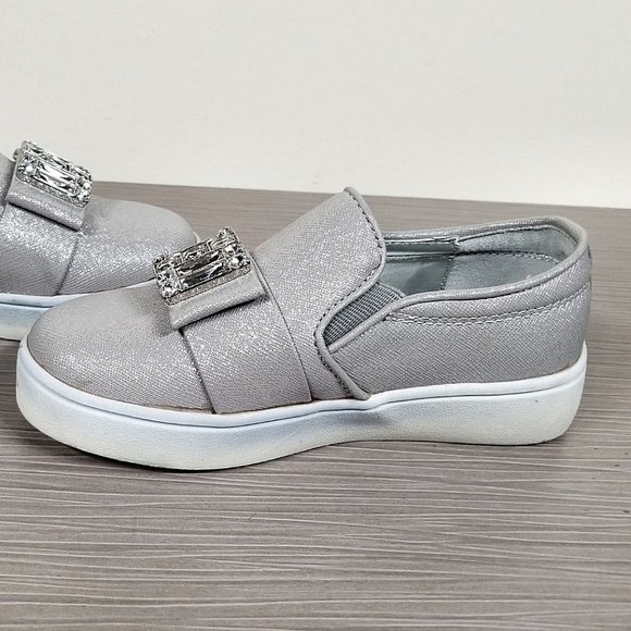 Michael Kors Michelle Slip-On Sneaker, Girls Size (Toddler 2-4 yrs) Size 10 / 27 - Picture 6 of 10